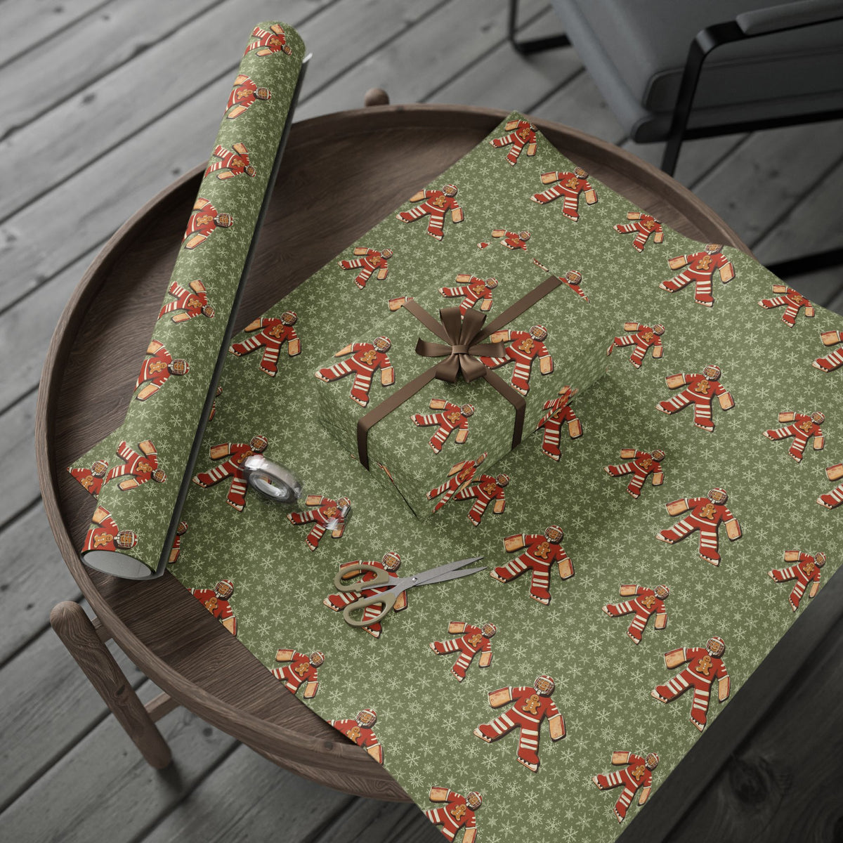 Gingerbread Saves Christmas Wrapping Paper