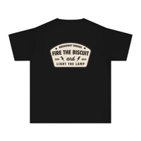 Fire The Biscuit And Light The Lamp Comfort Colors Youth Midweight Tee