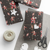 Santa's Slapshot Wrapping Paper