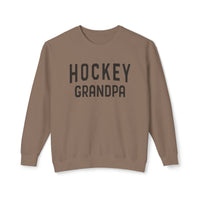 Hockey Grandpa Comfort Colors Unisex Lightweight Crewneck Sweatshirt