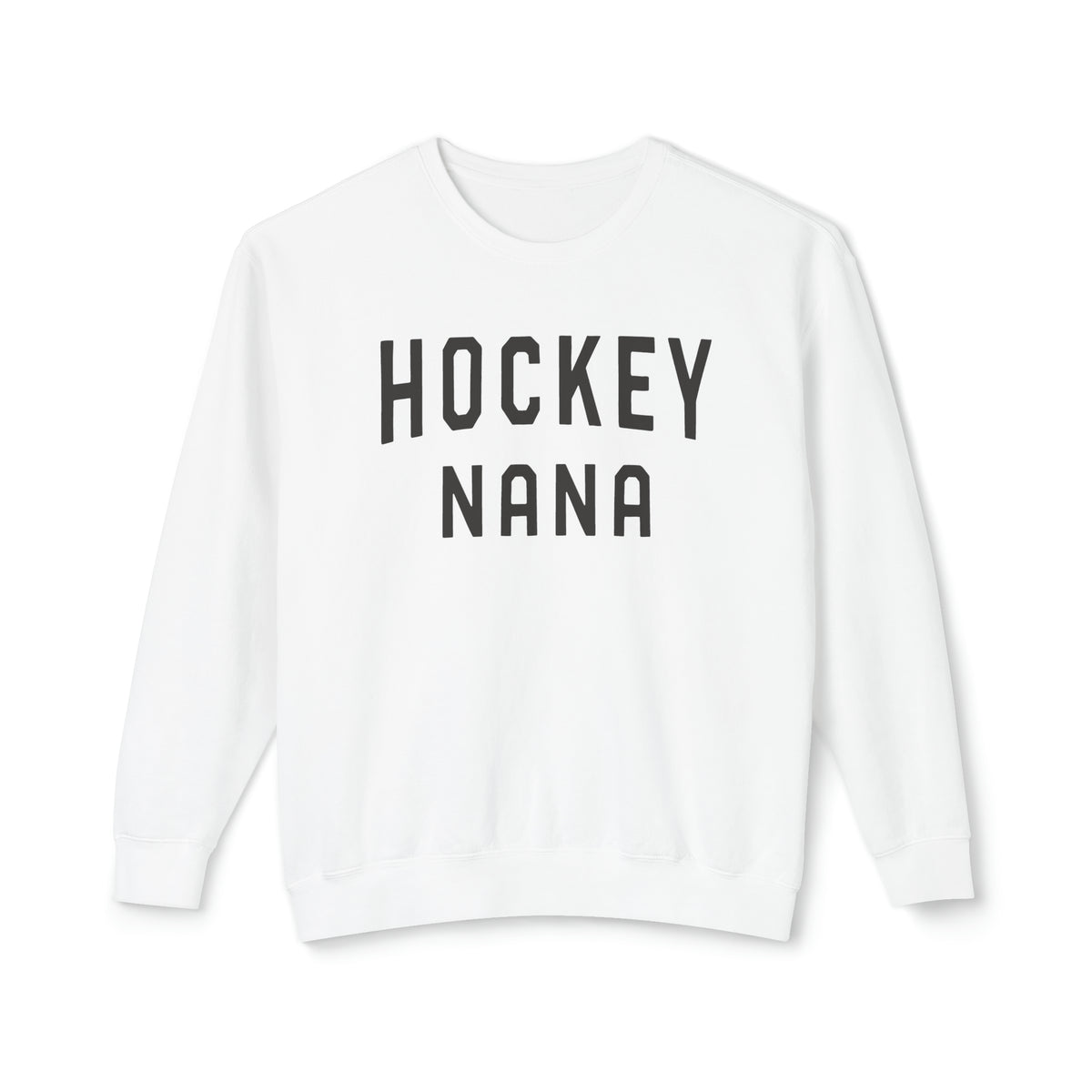 Hockey Nana Comfort Colors Unisex Lightweight Crewneck Sweatshirt