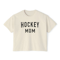 Hockey Mom Comfort Colors Women's Boxy Tee