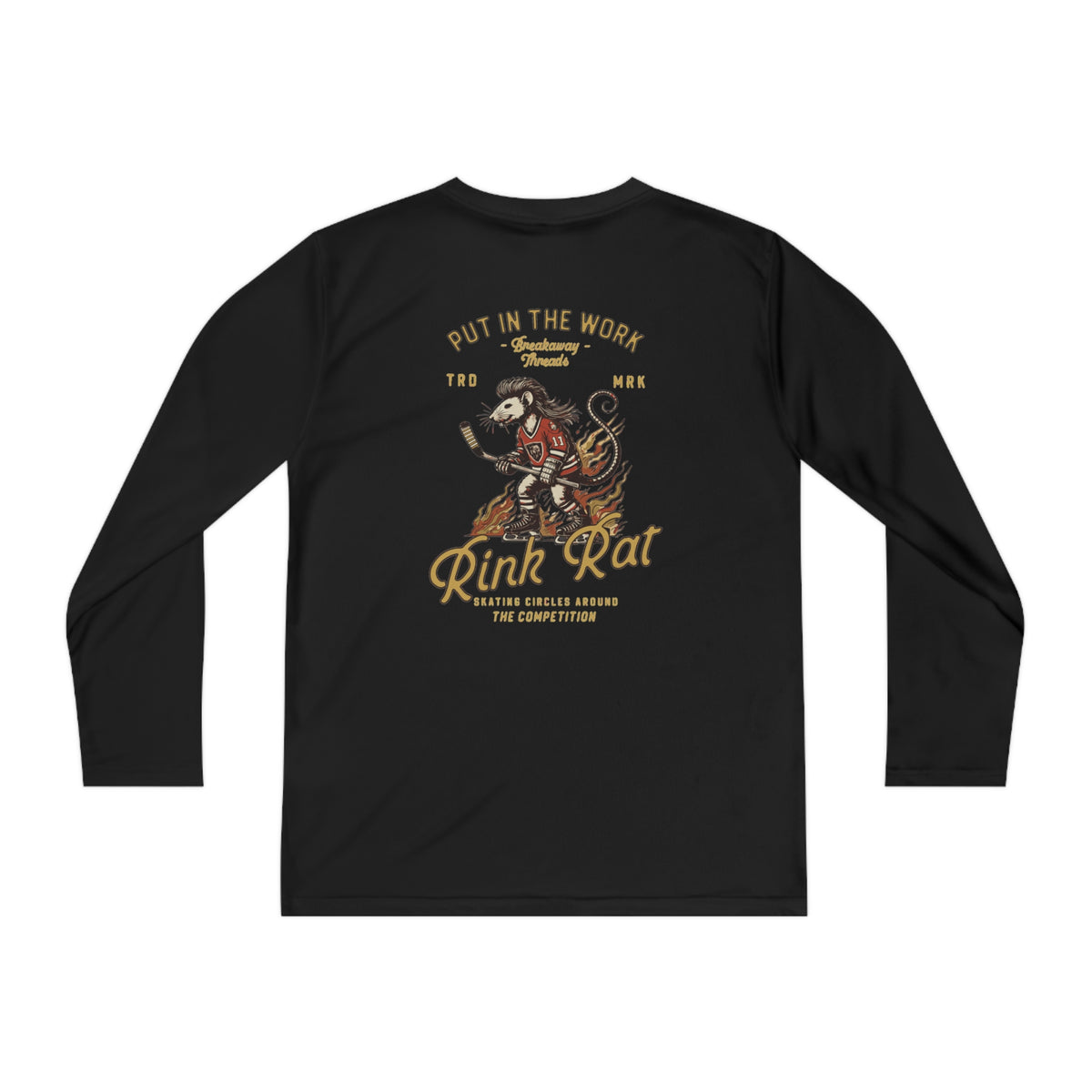 Rink Rat Sport-Tek PosiCharge Youth Long Sleeve Competitor Tee