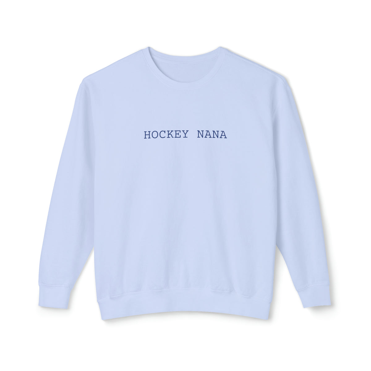 Hockey Nana Comfort Colors Unisex Lightweight Crewneck Sweatshirt