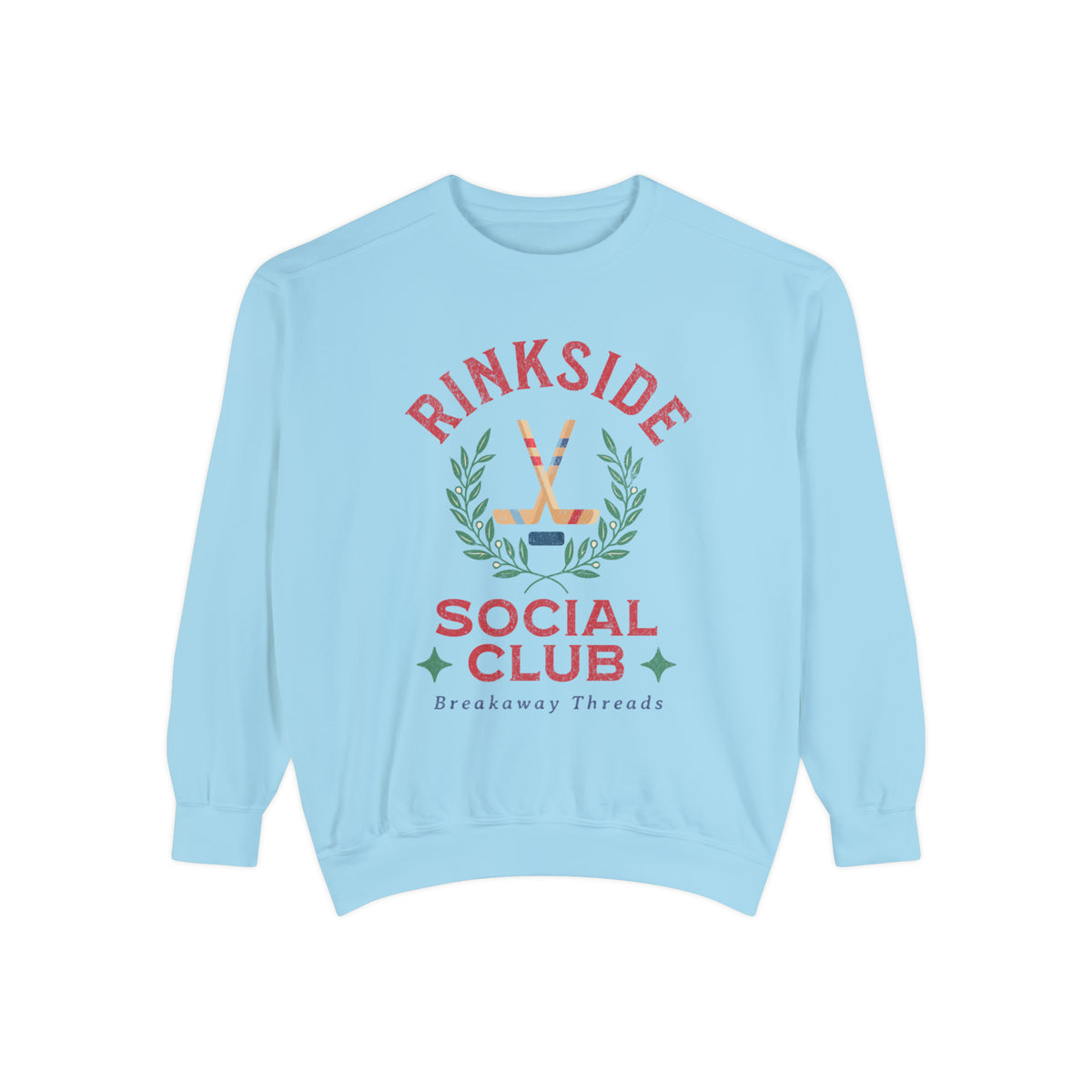 Rinkside Social Club Comfort Colors Unisex Garment-Dyed Sweatshirt