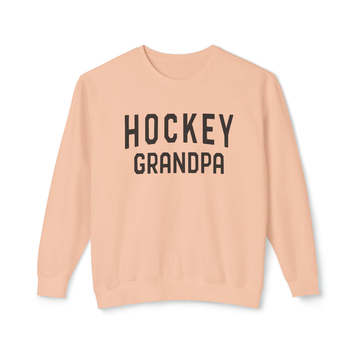 Hockey Grandpa Comfort Colors Unisex Lightweight Crewneck Sweatshirt