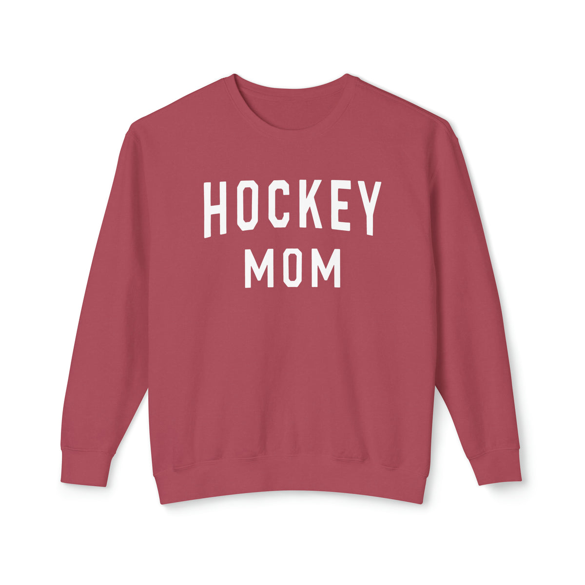 Hockey Mom Comfort Colors Unisex Lightweight Crewneck Sweatshirt