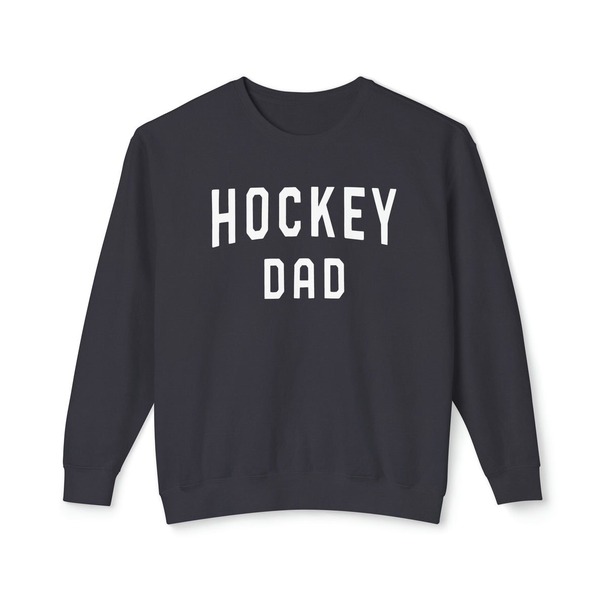 Hockey Dad Comfort Colors Unisex Lightweight Crewneck Sweatshirt