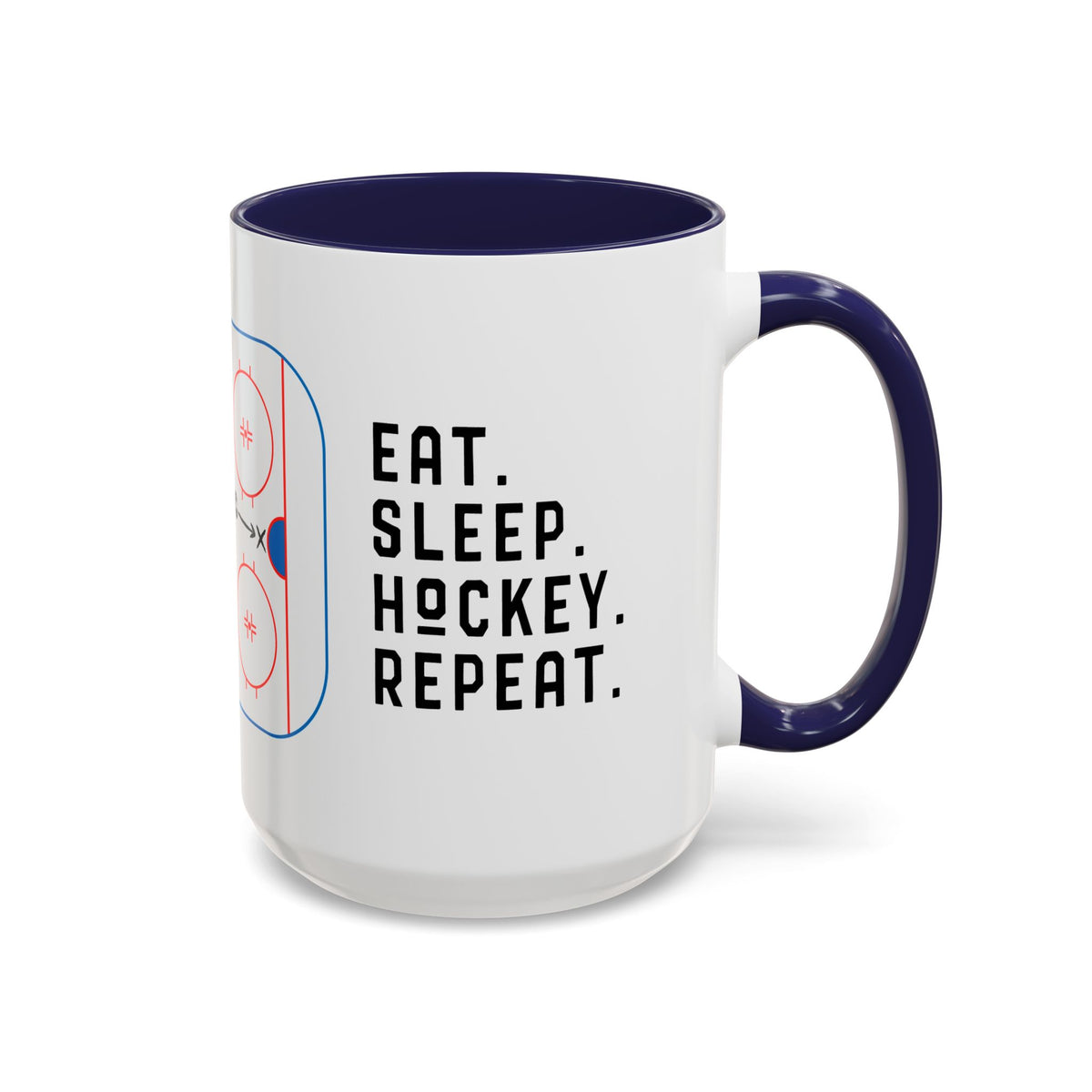 Eat Sleep Hockey Repeat Coffee Mug