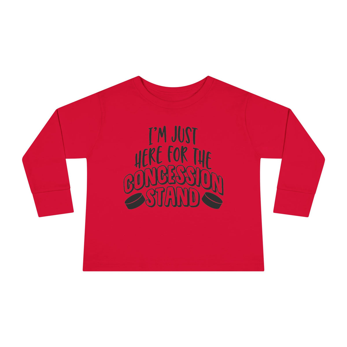 I'm Just Here For The Concession Stand Toddler Long Sleeve Tee