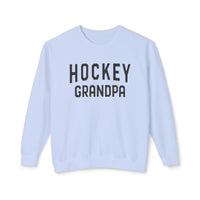 Hockey Grandpa Comfort Colors Unisex Lightweight Crewneck Sweatshirt