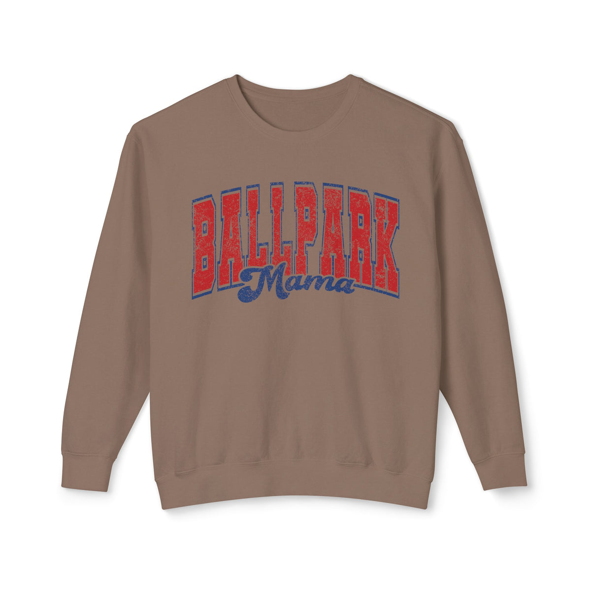 Ballpark Mama Comfort Colors Unisex Lightweight Crewneck Sweatshirt