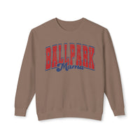 Ballpark Mama Comfort Colors Unisex Lightweight Crewneck Sweatshirt