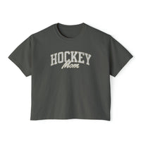 Hockey Mom Comfort Colors Women's Boxy Tee