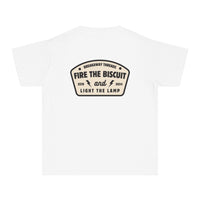 Fire The Biscuit And Light The Lamp Comfort Colors Youth Midweight Tee