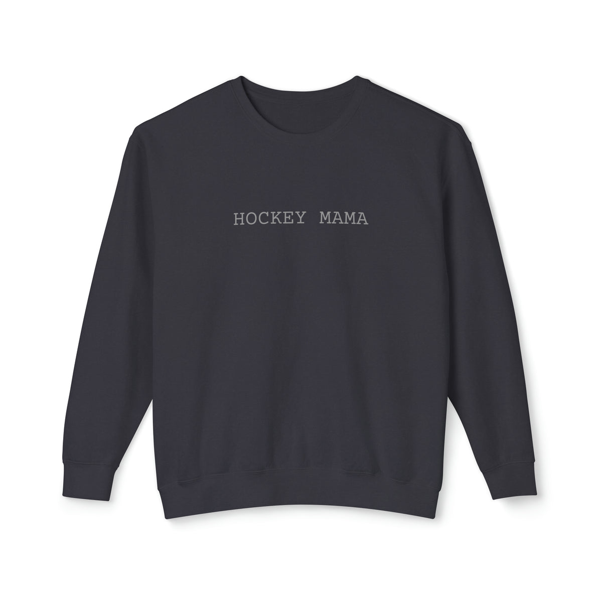 Hockey Mama Comfort Colors Unisex Lightweight Crewneck Sweatshirt