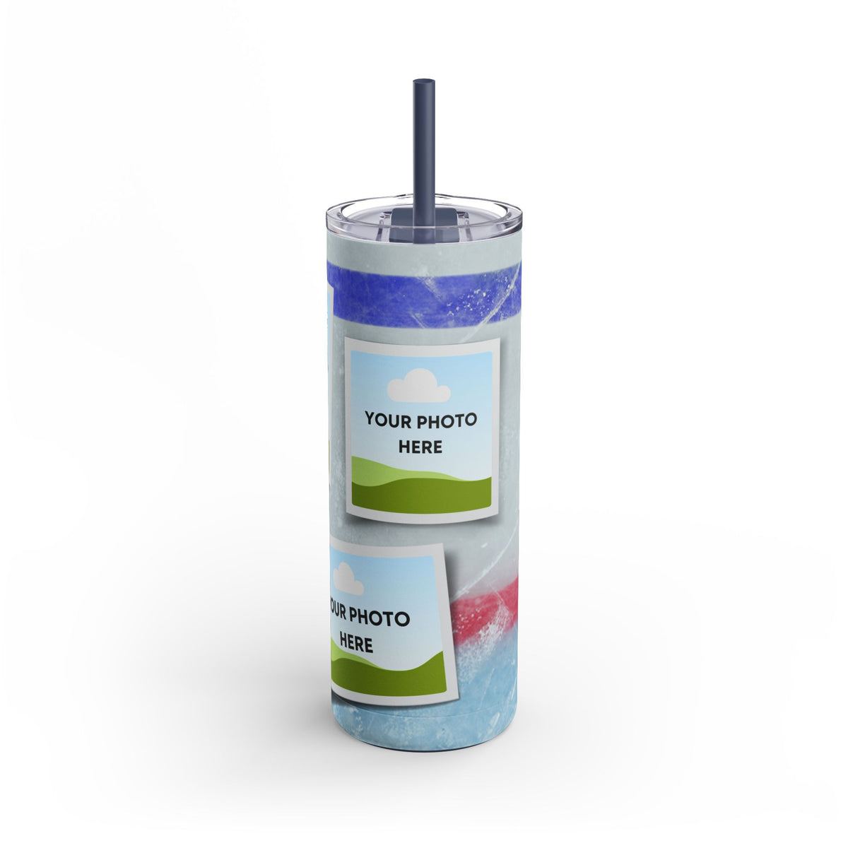 Custom Rink Maars Maker Skinny Matte Tumbler, 20oz