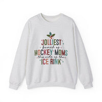 The Jolliest Bunch of Hockey Moms this Side of the Hockey Rink Unisex Heavy Blend™ Crewneck Sweatshirt