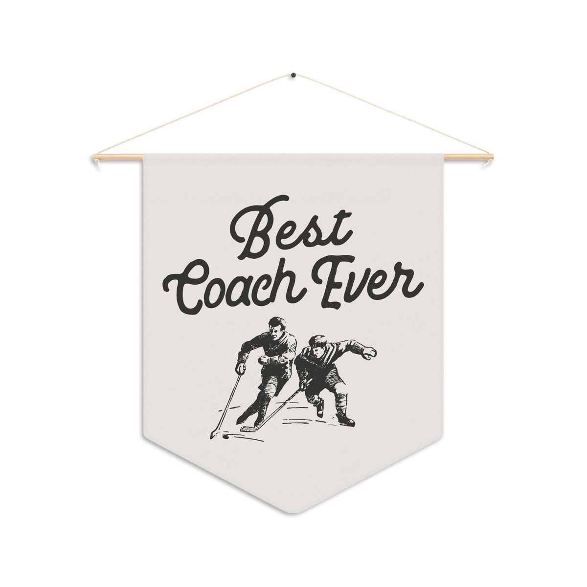 Best Coach Ever Wall Pennant