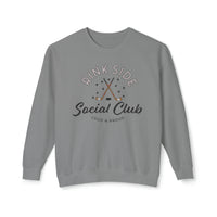 Rinkside Social Club Comfort Colors Unisex Lightweight Crewneck Sweatshirt