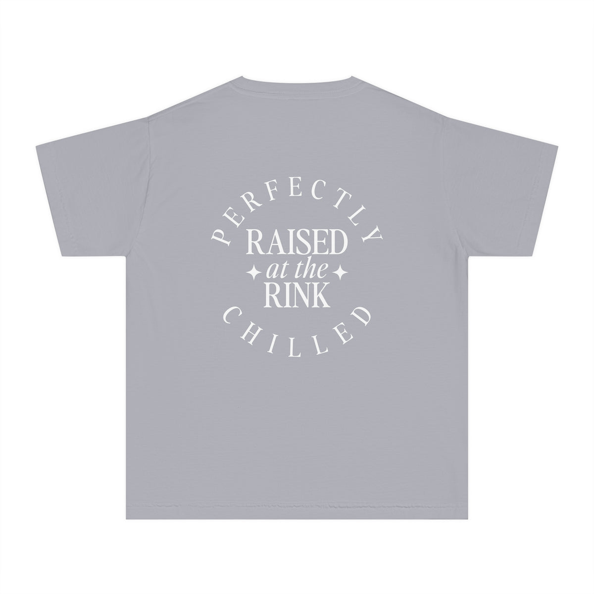 Raised at the Rink Comfort Colors Youth Midweight Tee