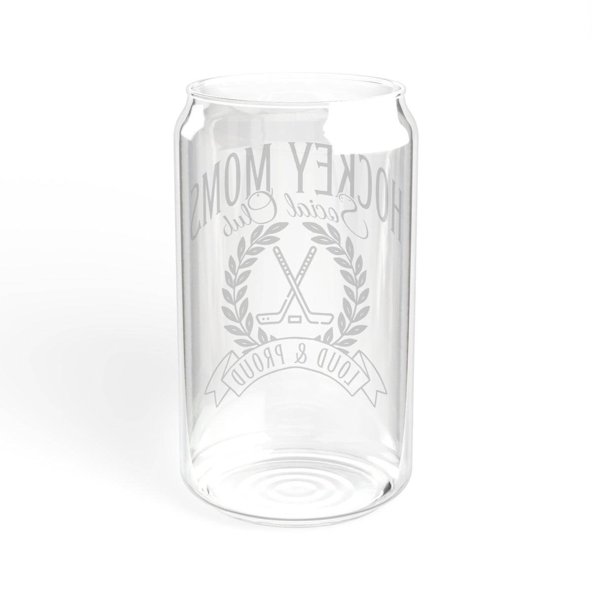 Hockey Moms Social Club Sipper Glass, 16oz