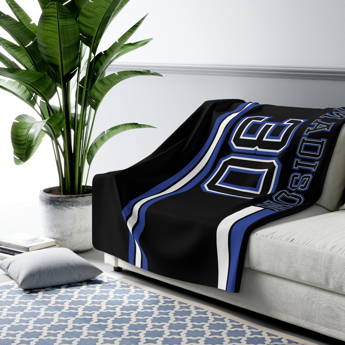 Custom Player Sherpa Fleece Blanket