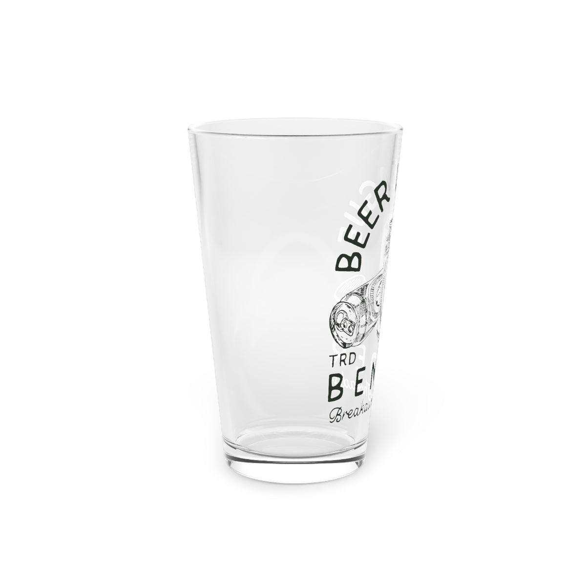 Beer League Bender Pint Glass, 16oz