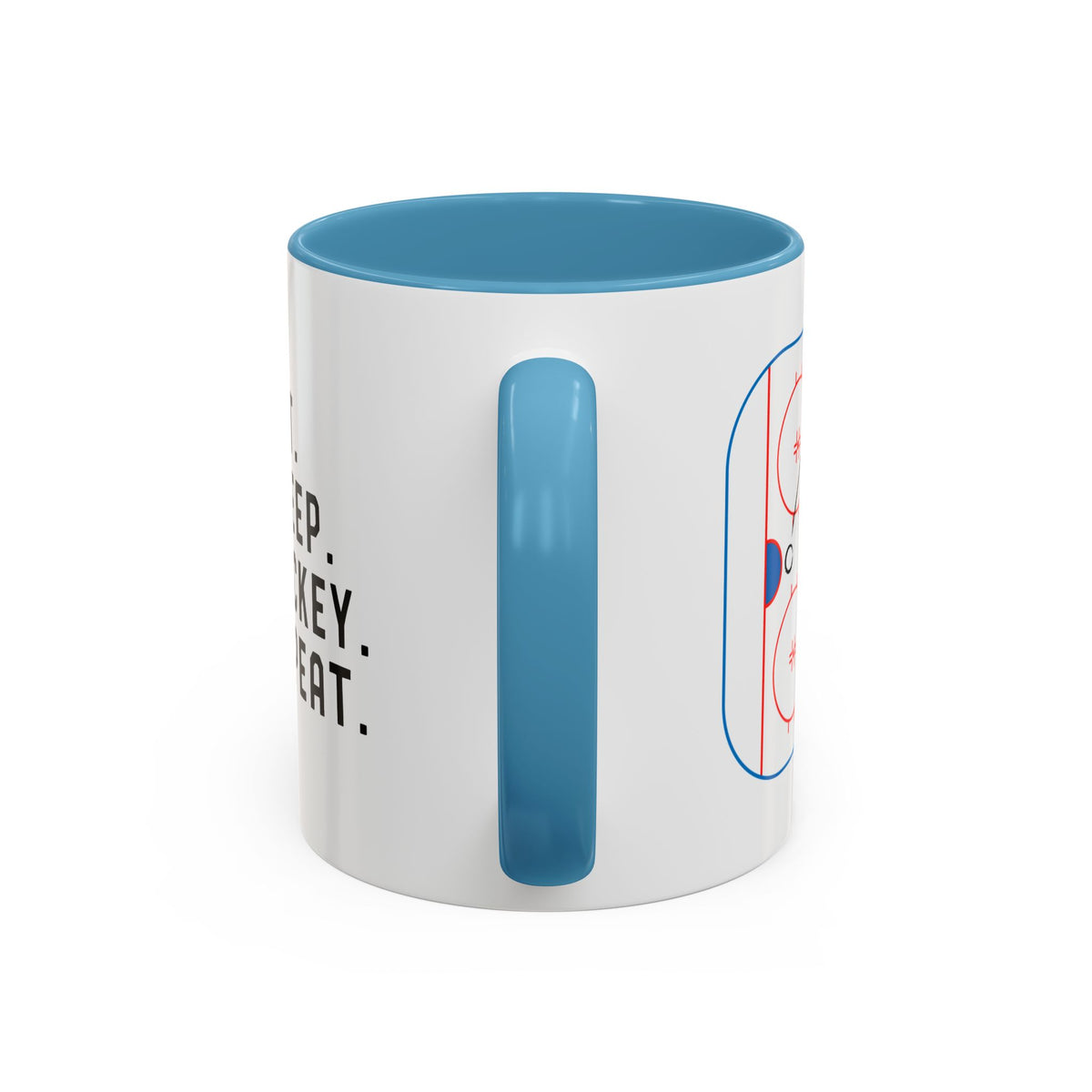 Eat Sleep Hockey Repeat Coffee Mug