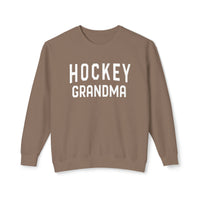 Hockey Grandma Comfort Colors Unisex Lightweight Crewneck Sweatshirt