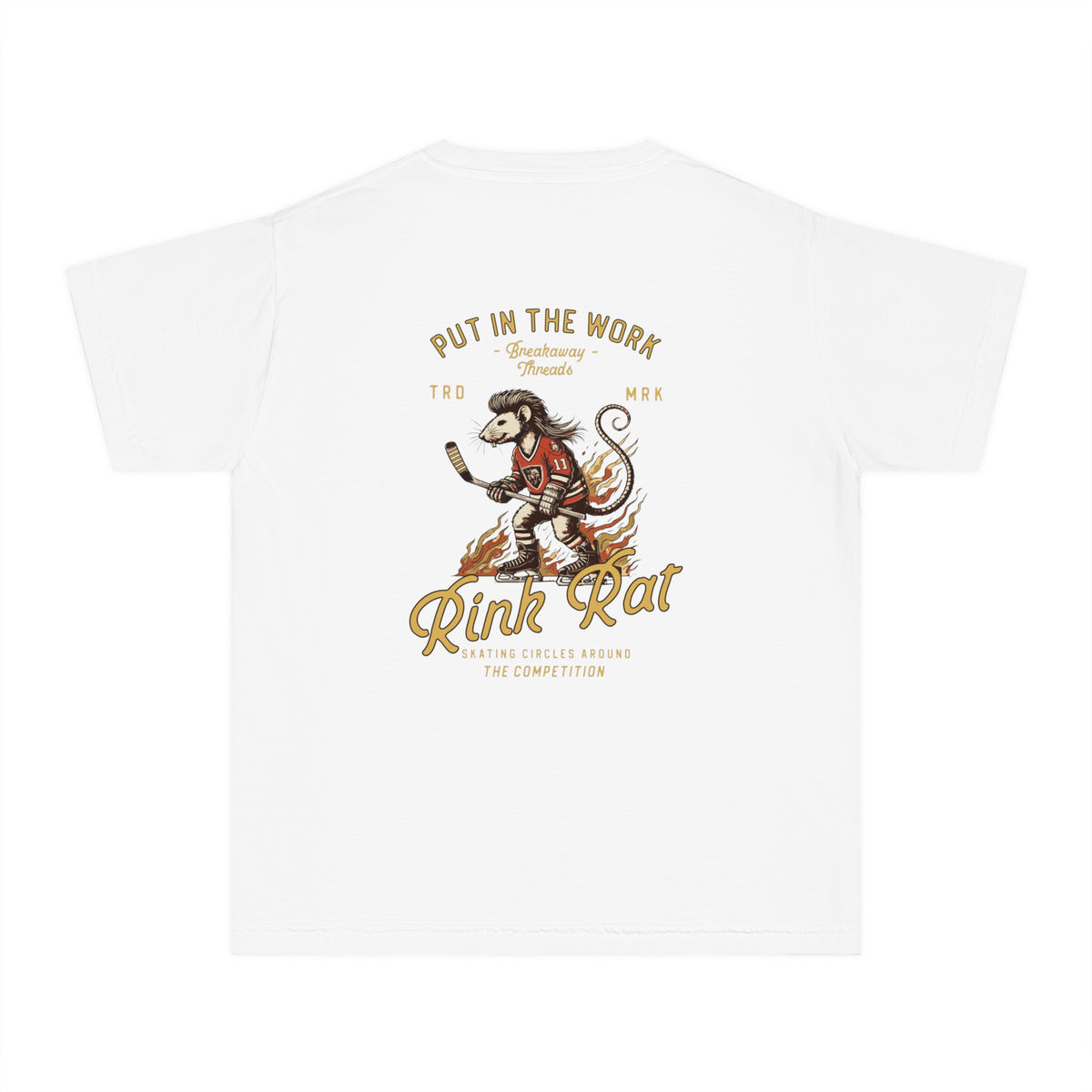 Rink Rat Comfort Colors Youth Midweight Tee