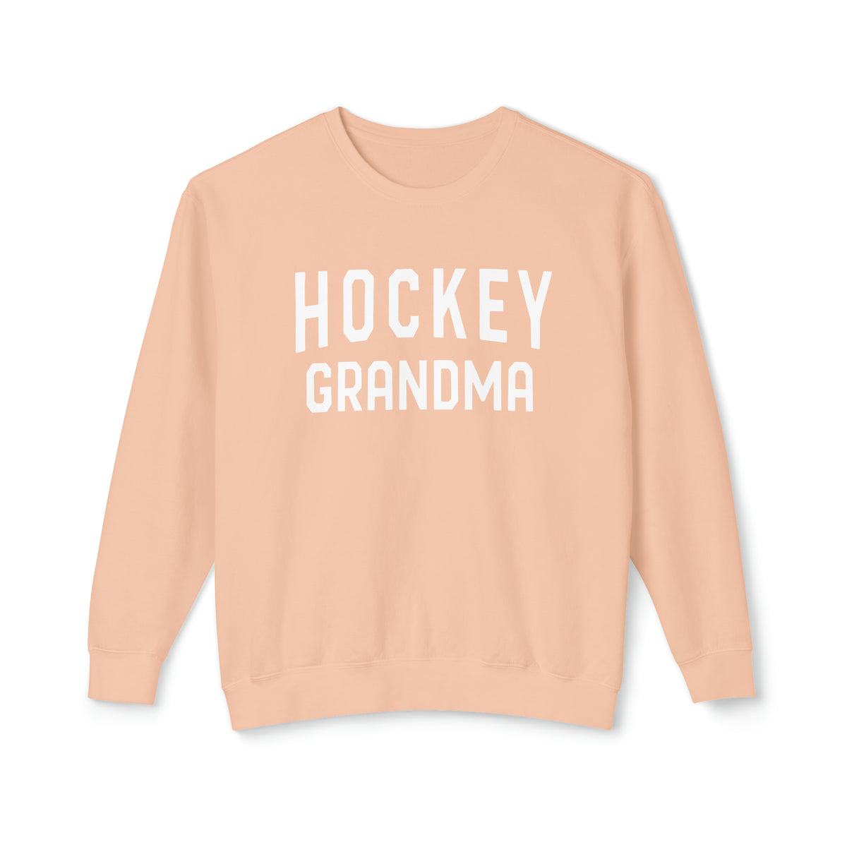 Hockey Grandma Comfort Colors Unisex Lightweight Crewneck Sweatshirt