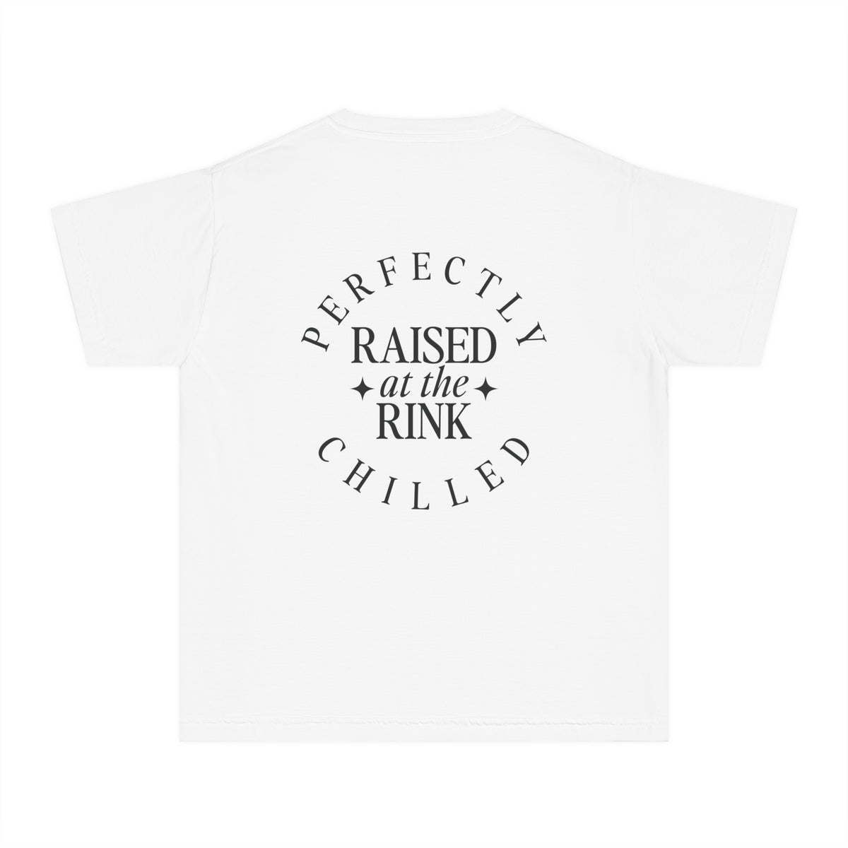 Raised at the Rink Comfort Colors Youth Midweight Tee