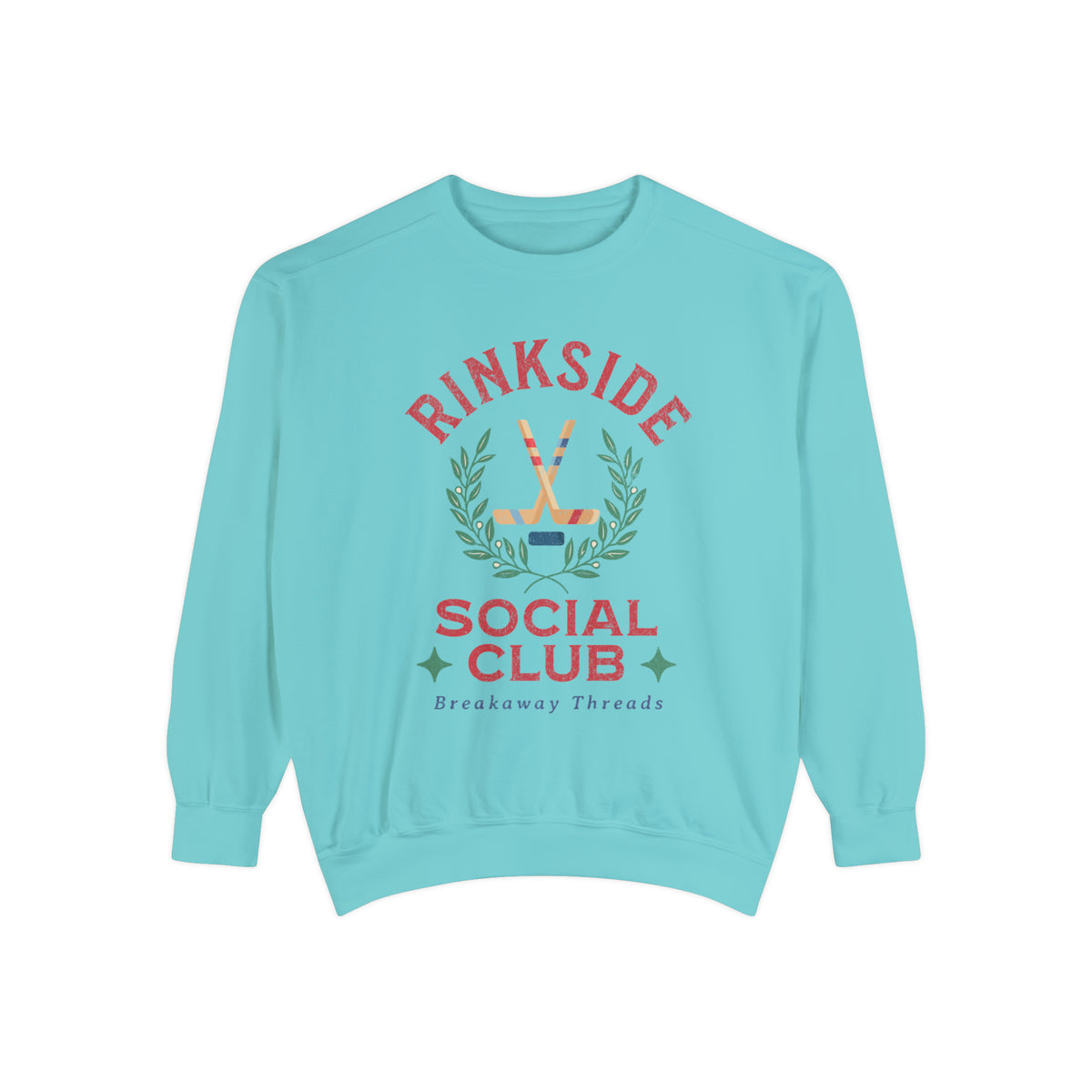 Rinkside Social Club Comfort Colors Unisex Garment-Dyed Sweatshirt