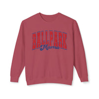 Ballpark Mama Comfort Colors Unisex Lightweight Crewneck Sweatshirt