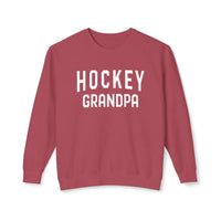 Hockey Grandpa Comfort Colors Unisex Lightweight Crewneck Sweatshirt