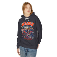 Custom Bootleg Player Unisex Lightweight Hooded Sweatshirt