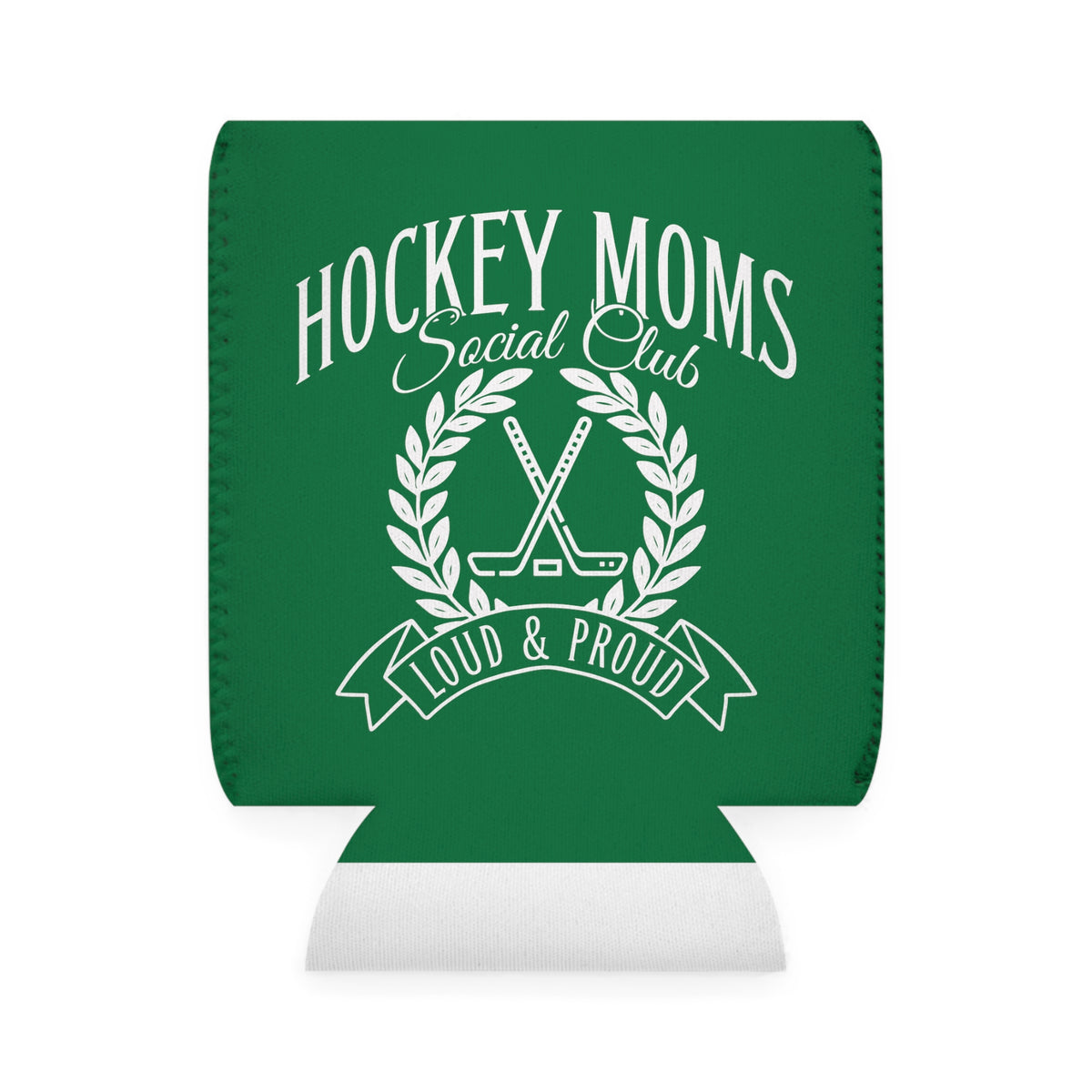 Hockey Moms Social Club Can Cooler Sleeve