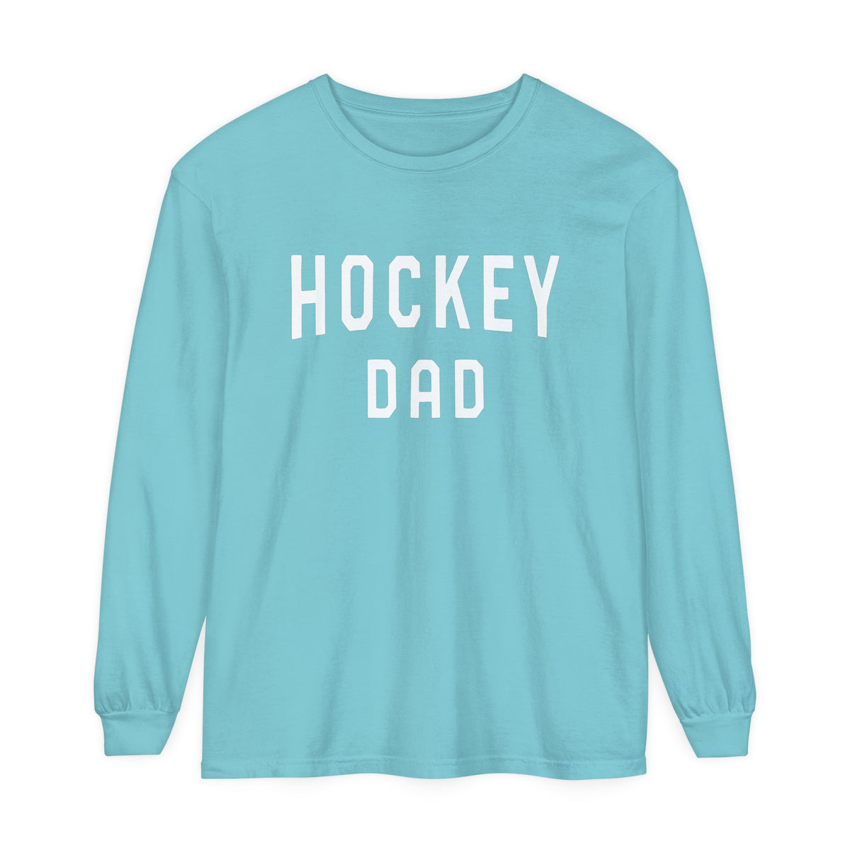 Hockey Dad Comfort Colors Unisex Garment-dyed Long Sleeve T-Shirt