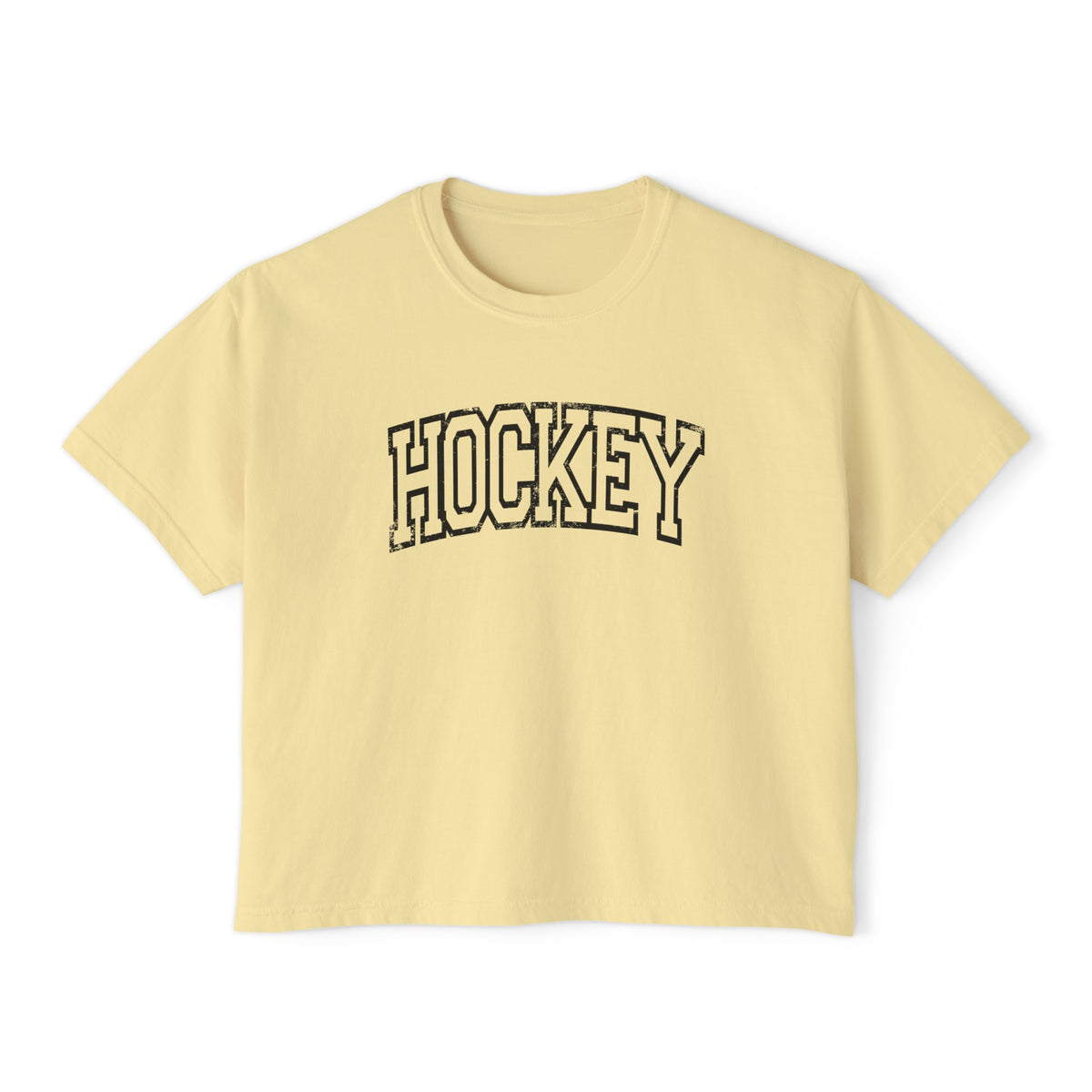 Hockey Comfort Colors Women's Boxy Tee