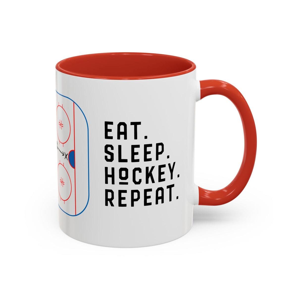 Eat Sleep Hockey Repeat Coffee Mug