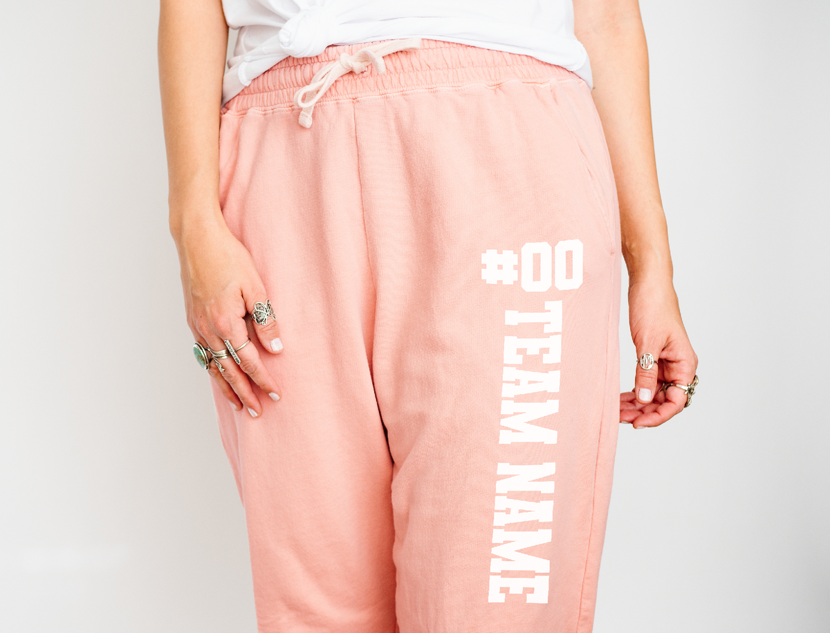 Custom Player Joggers Unisex Garment-Dyed Lightweight Fleece Sweatpants