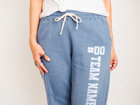 Custom Player Joggers Unisex Garment-Dyed Lightweight Fleece Sweatpants