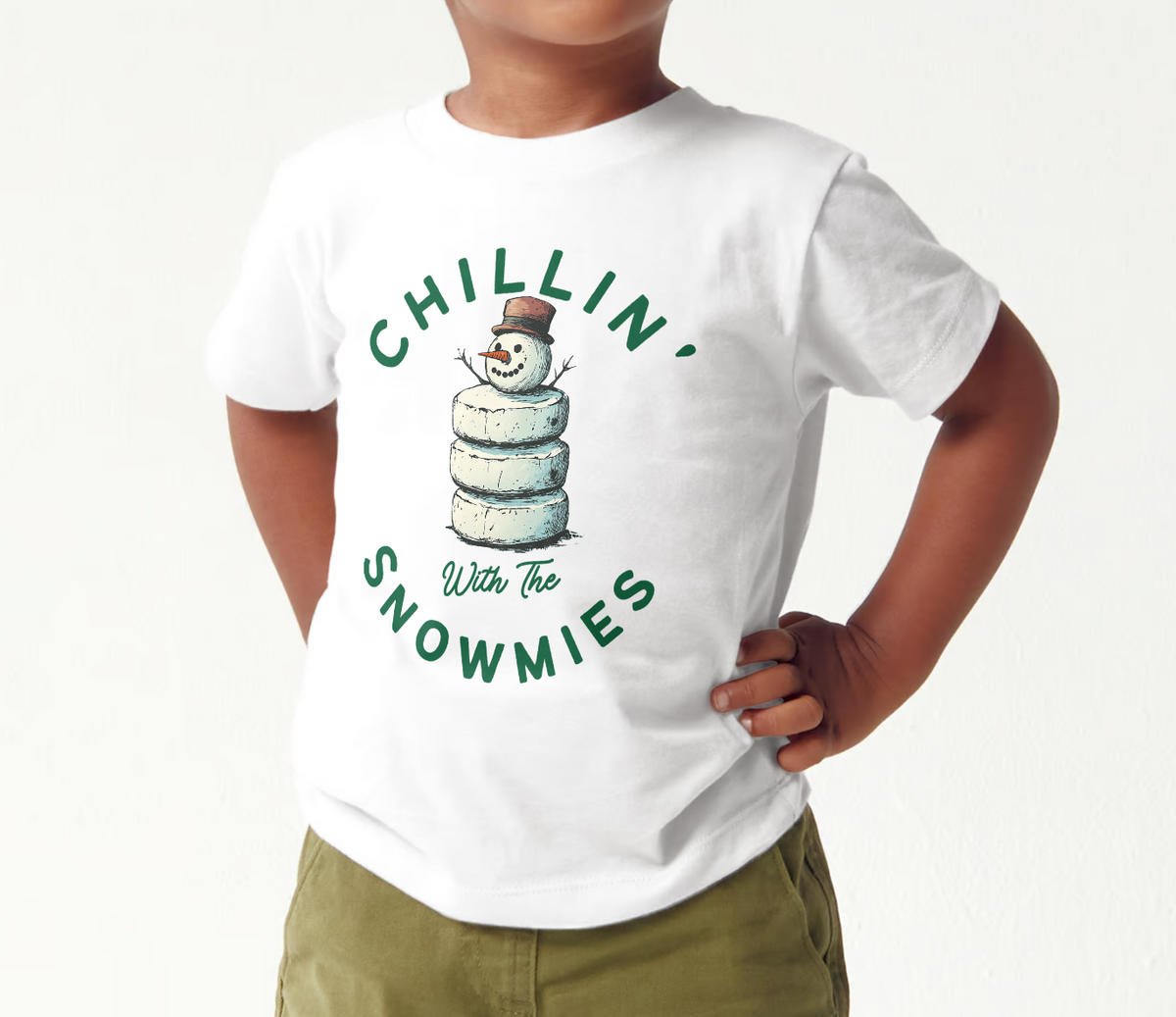 Chillin' with the Snowmies Toddler Short Sleeve Tee