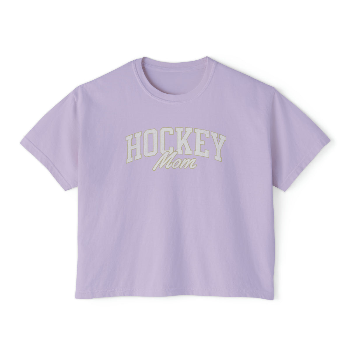 Hockey Mom Comfort Colors Women's Boxy Tee