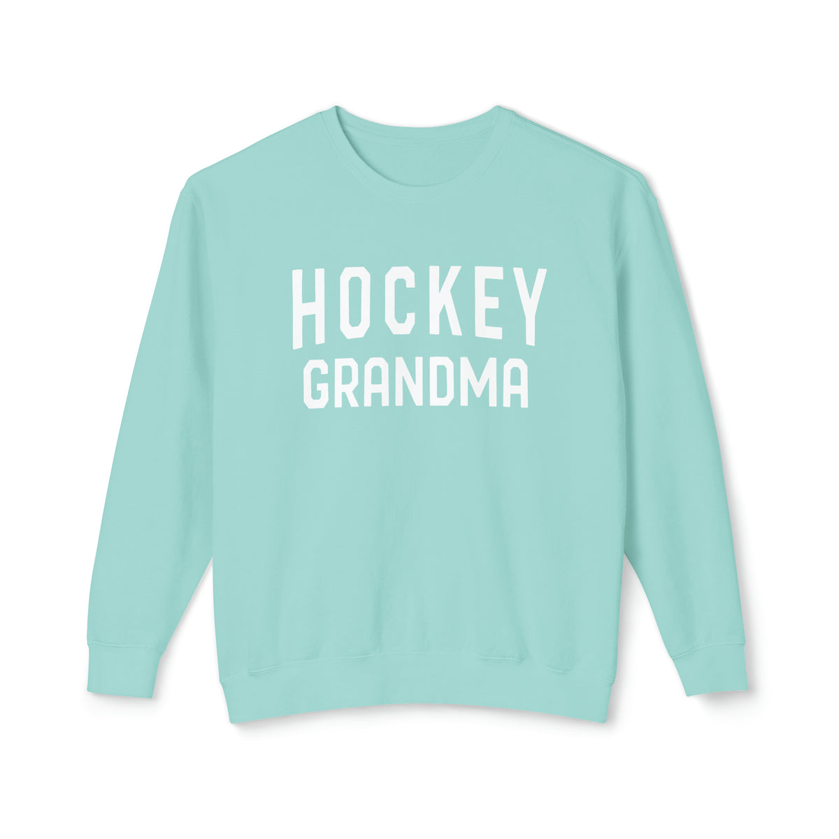 Hockey Grandma Comfort Colors Unisex Lightweight Crewneck Sweatshirt