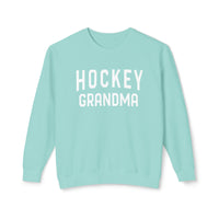 Hockey Grandma Comfort Colors Unisex Lightweight Crewneck Sweatshirt