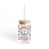 Rinkside Social Club Sipper Glass, 16oz