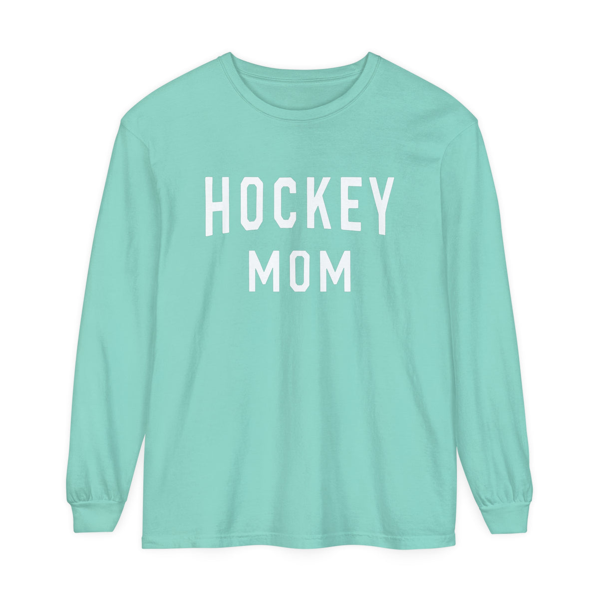 Hockey Mom Comfort Colors Unisex Garment-dyed Long Sleeve T-Shirt