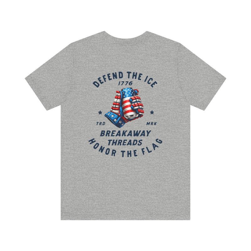 Defend the Ice Honor the Flag Unisex Jersey Short Sleeve Tee